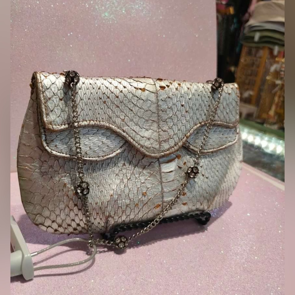 Vintage 60’s Python Mini Evening Bag - image 5